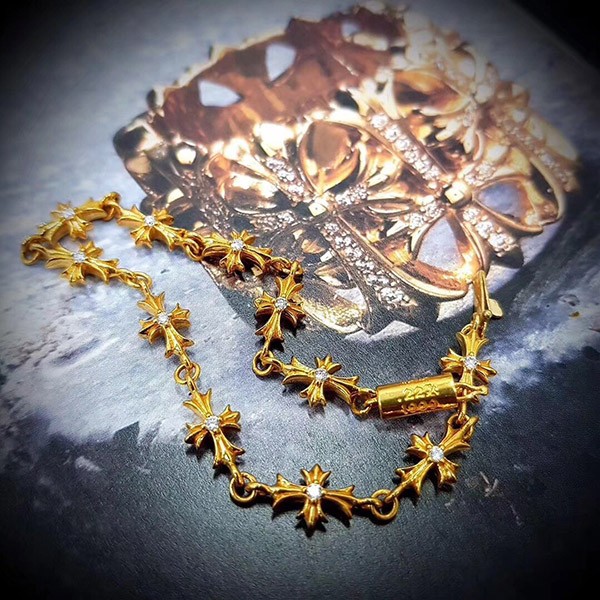 ★Chrome Hearts Replica★Sophisticated 22K Diamond Bracelet★ Kum41029 ★Chrome Hearts Replica★Sophisticated 22K Diamond Bracelet★ Kum41029