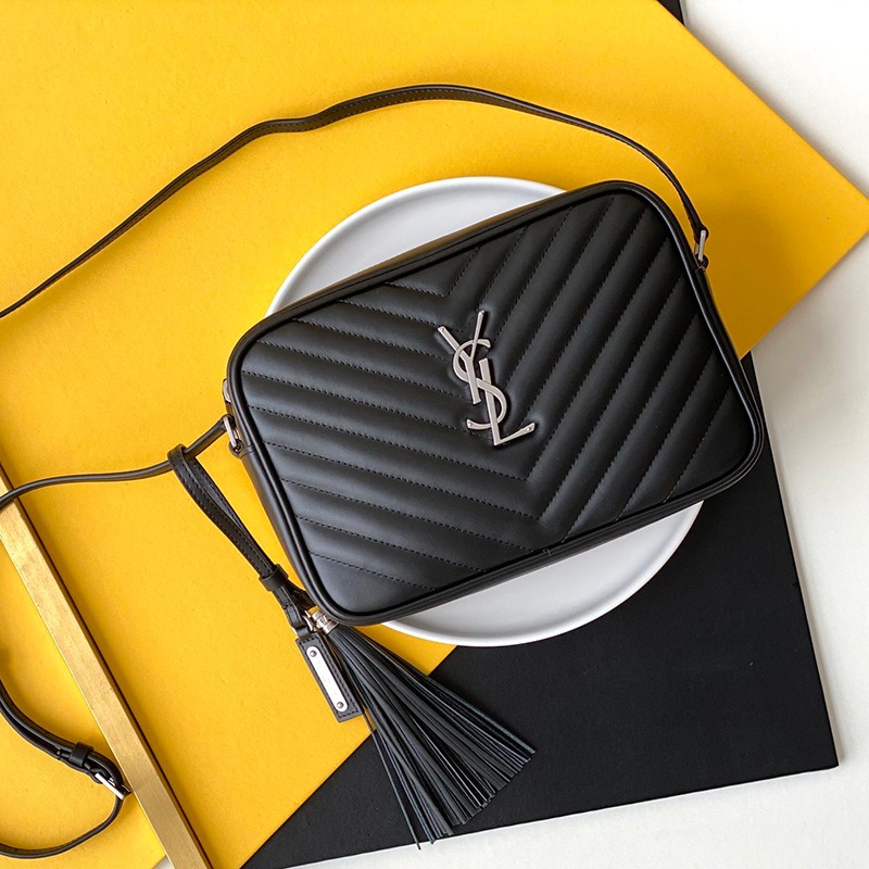 Very popular Saint Laurent shoulder bag copy ☆ Lou quilted leather camera bag Sak48634 Very popular Saint Laurent shoulder bag copy ☆ Lou quilted leather camera bag Sak48634