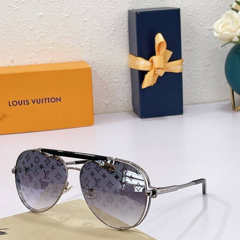 Love at first sight? Louis Vuitton sunglasses replica grade N Clockwise canvas 5 colors vuv81569