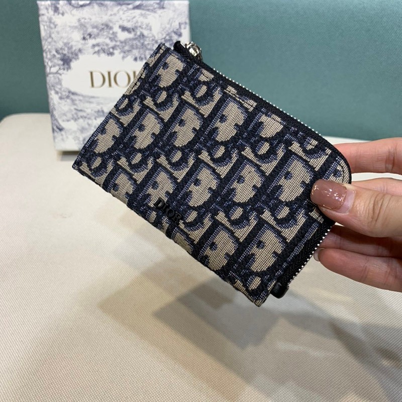 The hot topic! Dior 30 MONTAIGNE card holder key case gift fake dec35410