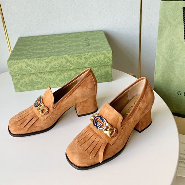 Gucci Interlocking G Replica Mid Heel Pumps gud41845
