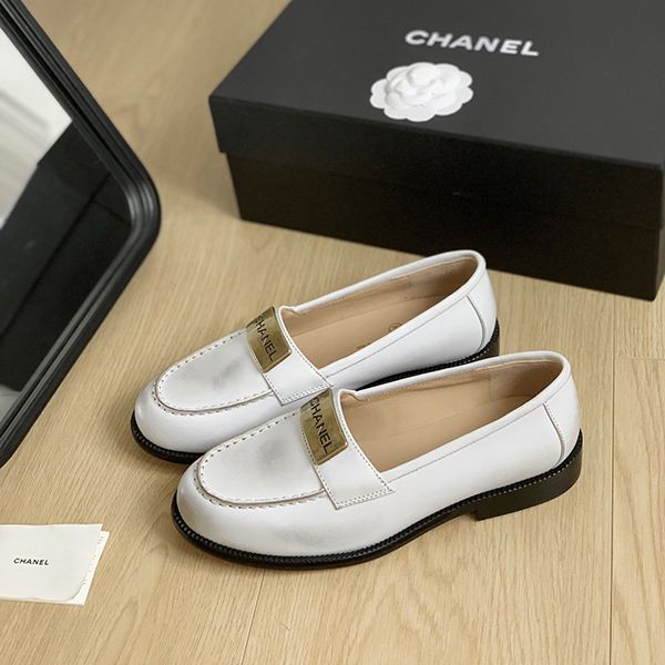 Attention ★ Chanel Loafers Turn Lock Replica sho96260