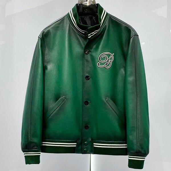 Berluti Patina Leather Blouson Golf Long Sleeve bef40848