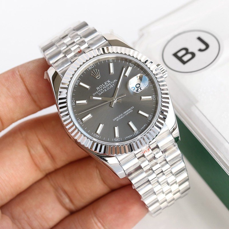 [Immediate Delivery] Rolex Watch Replica Datejust 41mm Slate Men's roc24603