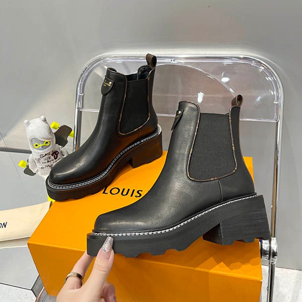 [Sophisticated details] Louis Vuitton Line Ankle Boots Replica vuy64718