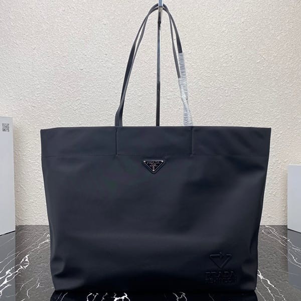 No.1 Popular Prada Re Nylon x Saffiano Leather Tote Bag Replica puq35309