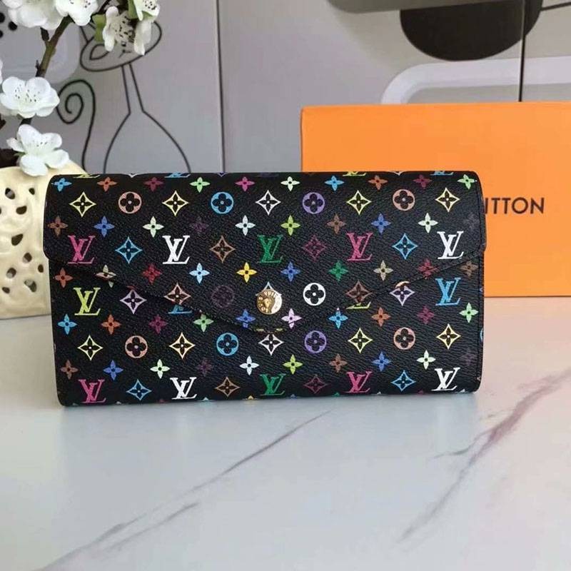 Not available in Japan Louis Vuitton Portefeuille Sarah Replica Long Wallet Monogram Multicolor M60668 Not available in Japan Louis Vuitton Portefeuille Sarah Replica Long Wallet Monogram Multicolor M60668