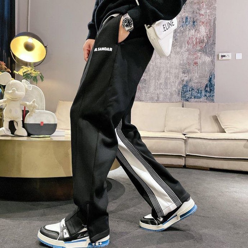 Very popular! Jil Sander pants replica Monogram cotton sweatpants Jiy07862