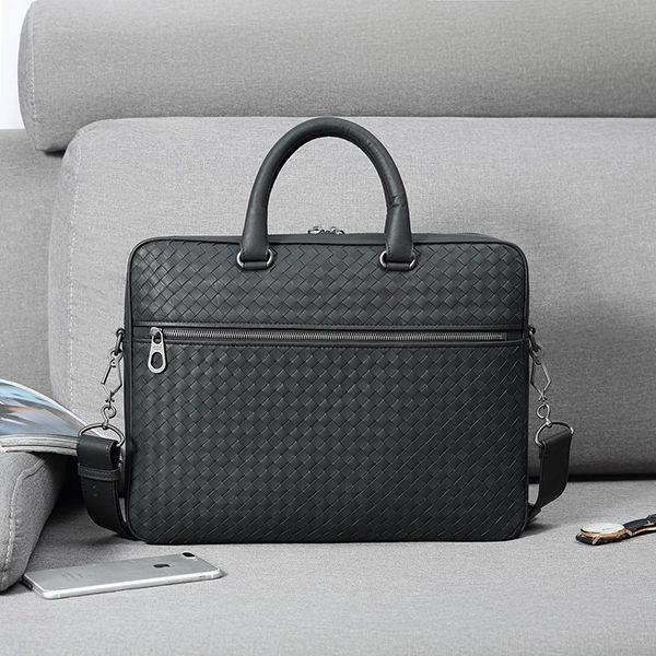 Classic Bottega Veneta Briefcase Leather Bag Replica boi58194