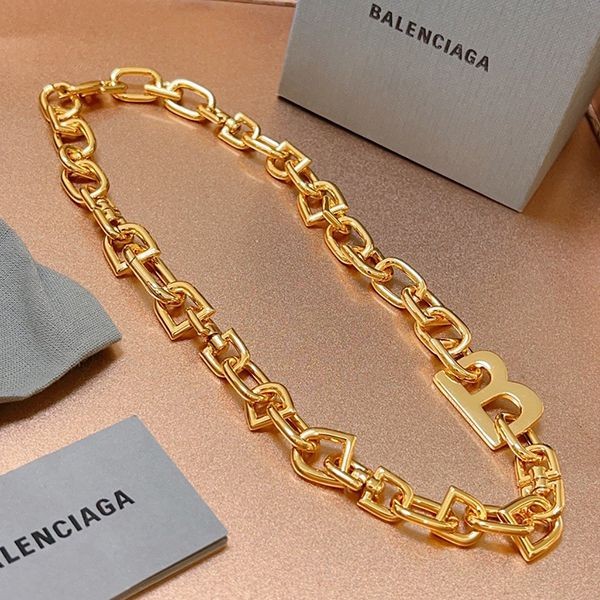 Super Hot Topic! Balenciaga B Link Copy Necklace bao76898
