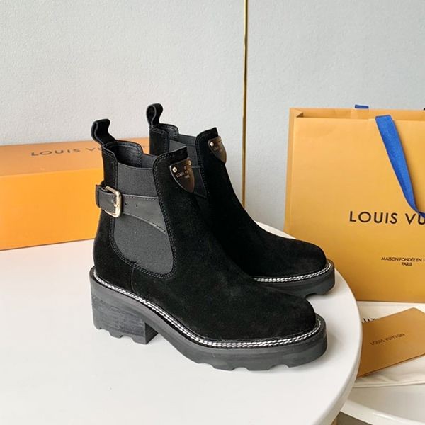 Louis Vuitton Bobur Replica Line Ankle Boots vui35254