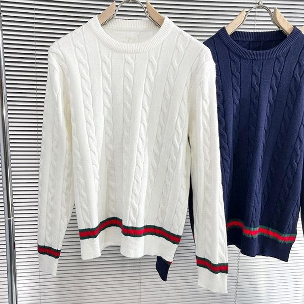 Hard to find! Gucci crew neck sweater replica ★ White & blue guk77953 Hard to find! Gucci crew neck sweater replica ★ White & blue guk77953