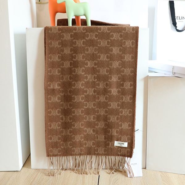 High quality? Celine fringe scarf cashmere replica 2AW02252U