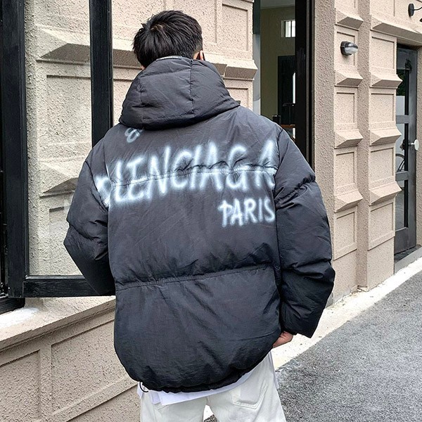 Balenciaga Replica Logo Down Hoodie Jacket bag49979 Balenciaga Replica Logo Down Hoodie Jacket bag49979