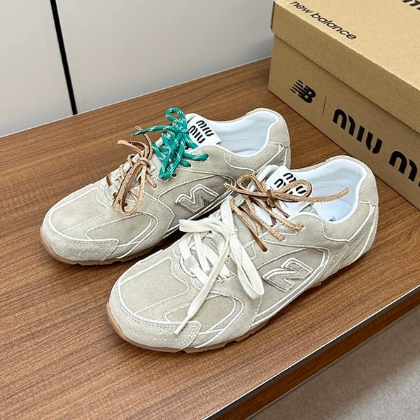 The hot topic! Miu Miu and New Balance fake collaboration ★ denim sneakers myk46735 The hot topic! Miu Miu and New Balance fake collaboration ★ denim sneakers myk46735