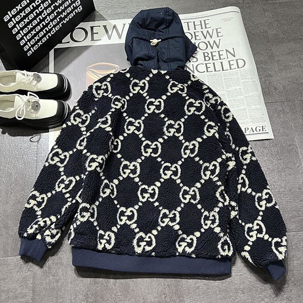 Popular all over the world? Gucci GG Jacquard Boa Jacket Replica guv13840