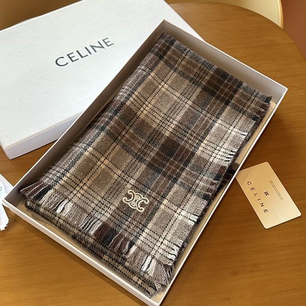 Most popular item: Celine Triomphe cashmere scarf replica Cex40433