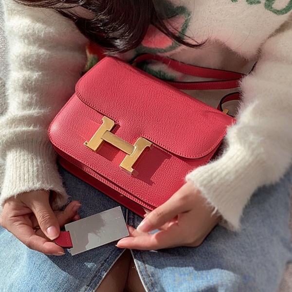 Hermes Constance Replica Mini 18 with Mirror and Gold Hardware erw43459