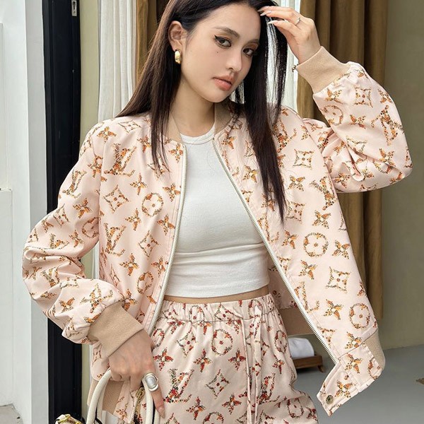 ☆Super popular☆Louis Vuitton reversible monogram bomber jacket replica 1AFGCT