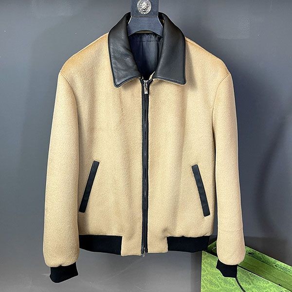 Berluti Scritto Collar Suede Jacket Fake Blouson bec12755