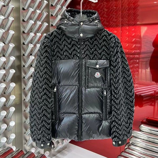 Moncler Aucun Tweed Down Jacket Replica mox27483 Moncler Aucun Tweed Down Jacket Replica mox27483