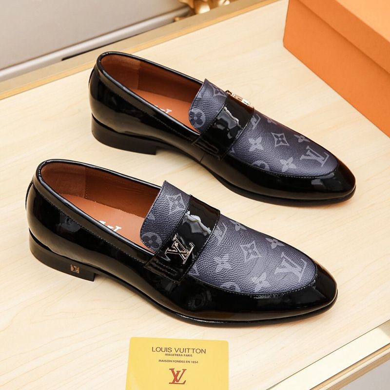 Very popular!! New color ★ 22SS ★ Louis Vuitton loafers replica leather shoes vui05935