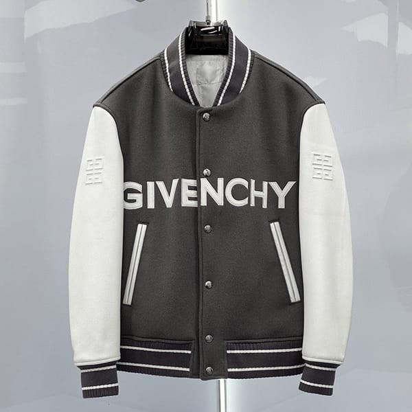Very popular! Givenchy wool and leather bomber jacket replica jil93163 Very popular! Givenchy wool and leather bomber jacket replica jil93163