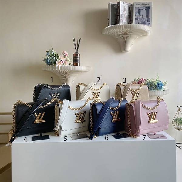 Louis Vuitton Replica Twist Chain Bag MM 7 Colors M21113 Louis Vuitton Replica Twist Chain Bag MM 7 Colors M21113