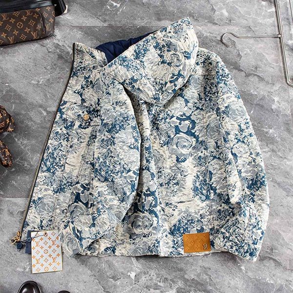 New and super limited edition? Louis Vuitton denim down jacket replica vur05191 New and super limited edition? Louis Vuitton denim down jacket replica vur05191