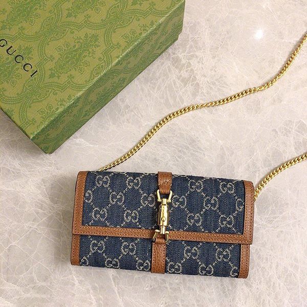 Gucci [Jackie 1961] Replica Chain Wallet gg210820131