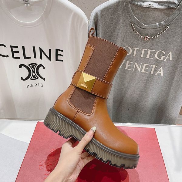 Valentino One-Stud Calfskin Long Boots Vum16387 Sold Out