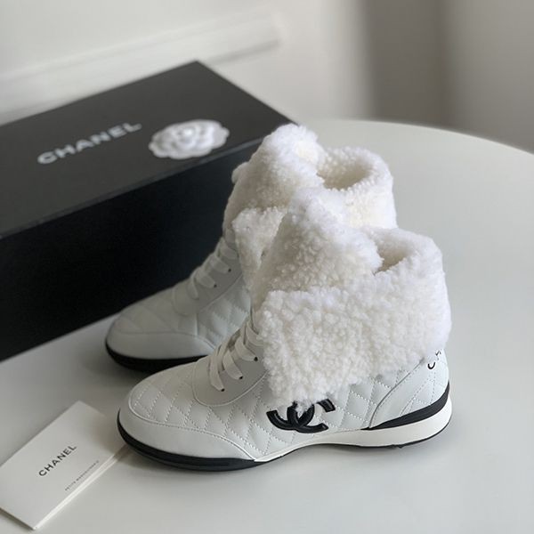 Instant delivery Chanel wool short boots replica shi17308