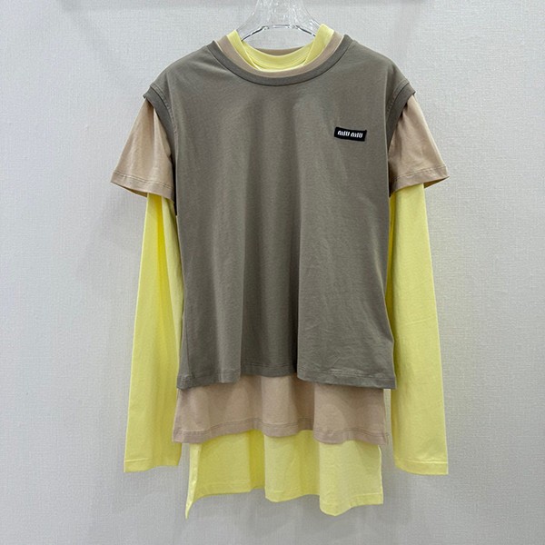 Rare Miu Miu replica jersey T-shirts set of 3 myl13205