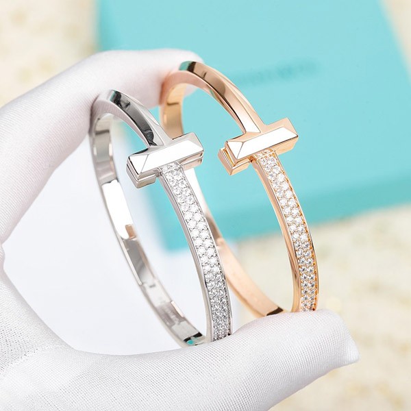 Tiffany TT One Hinge Replica Bangle 2 Colors 67792831