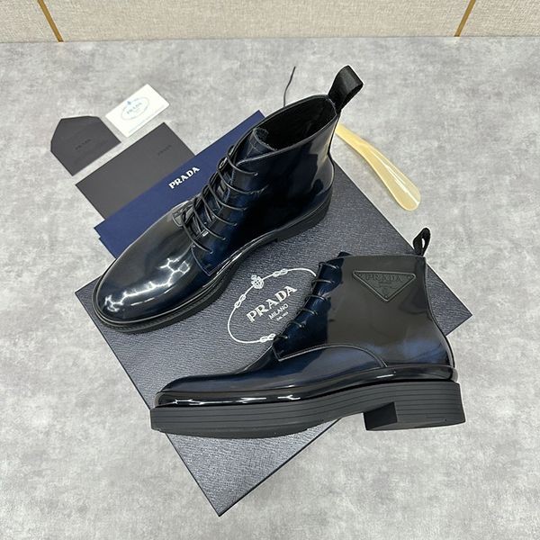 n-grade recommended prada leather lace-up boots fake puq65478