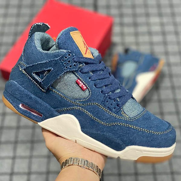Levi's x Nike Replica Air Jordan 4 Retro Denim/Denim AO2571401 Levi's x Nike Replica Air Jordan 4 Retro Denim/Denim AO2571401