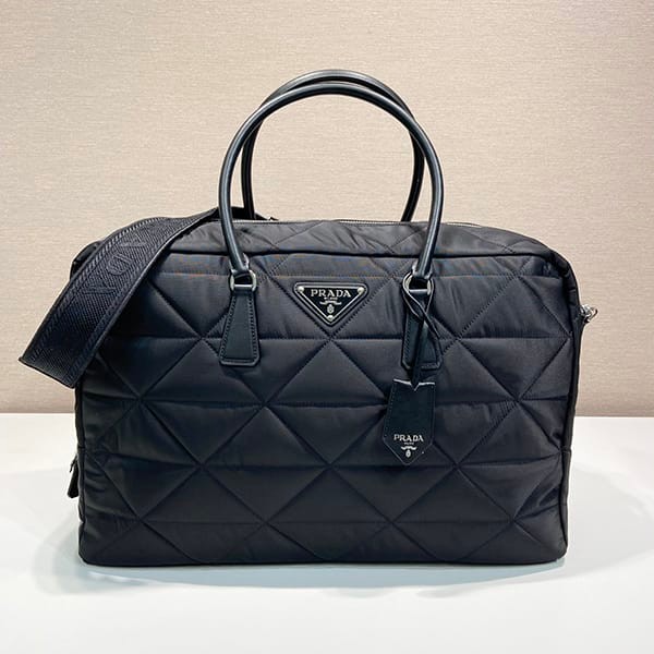 No.1 Popular Prada Re-Nylon Topstitched Fake Travel Bag puq62921 No.1 Popular Prada Re-Nylon Topstitched Fake Travel Bag puq62921