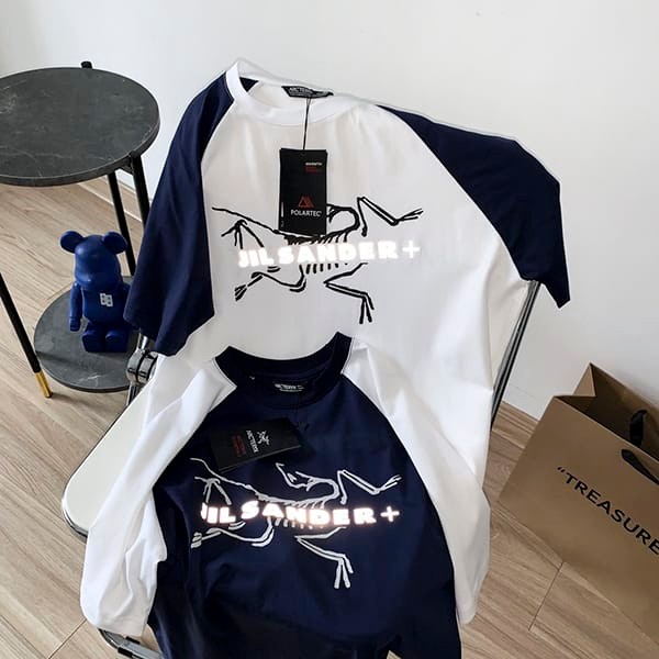 Super low price! Jil Sander + x Arc'teryx Replica Reflective Collaboration T-shirt Unisex Jia44336