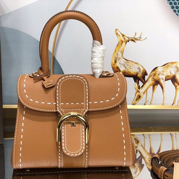 The hottest topic! Delvaux replica Brillant Mini Surpique stitch mini bag Dek96486