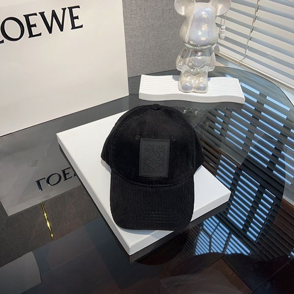 ★Loewe★Corduroy Anagram Baseball Cap Replica K820358X2