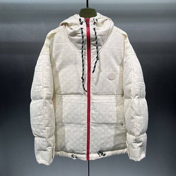 Recommended Gucci logo cream down jacket gus29657 Recommended Gucci logo cream down jacket gus29657