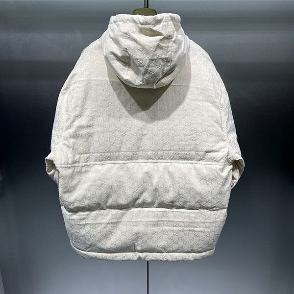 Recommended Gucci logo cream down jacket gus29657