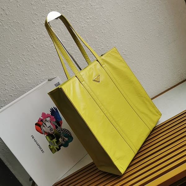 Free shipping Prada small nappa leather tote bag replica pux13484