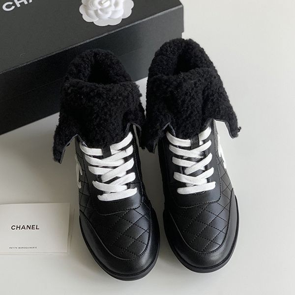 [Very versatile] Chanel wool short boots sha96392