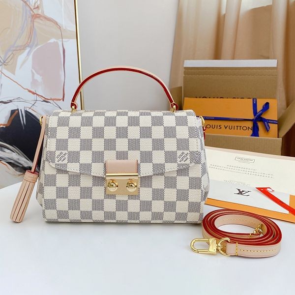 No.1 Popular Louis Vuitton Croisette Handbag Replica Damier Azur N41581 No.1 Popular Louis Vuitton Croisette Handbag Replica Damier Azur N41581