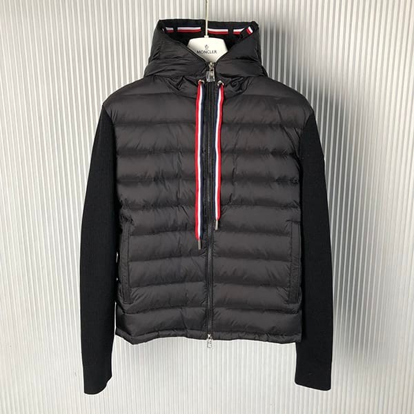 Immediate delivery Moncler logo nylon padded hoodie replica I10919B00005 M1367780 Immediate delivery Moncler logo nylon padded hoodie replica I10919B00005 M1367780