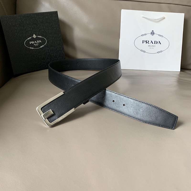 Rare, perfect as a gift? Prada reversible bell replica 3.5cm puh21452