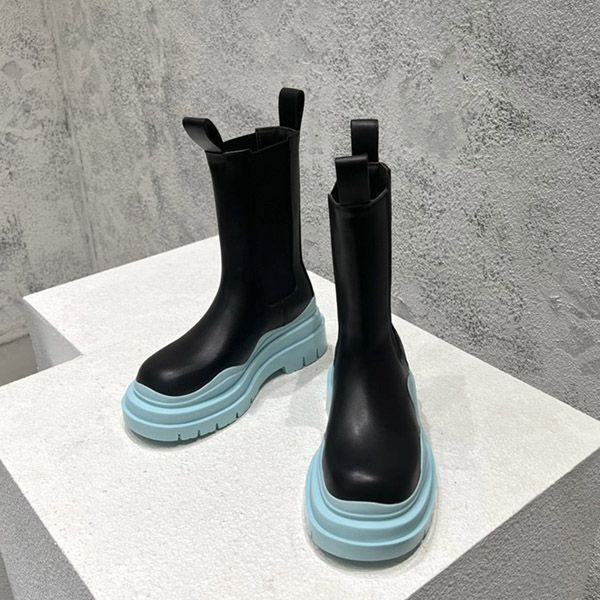 Very popular: Bottega Veneta tire boots replica cream bop01843