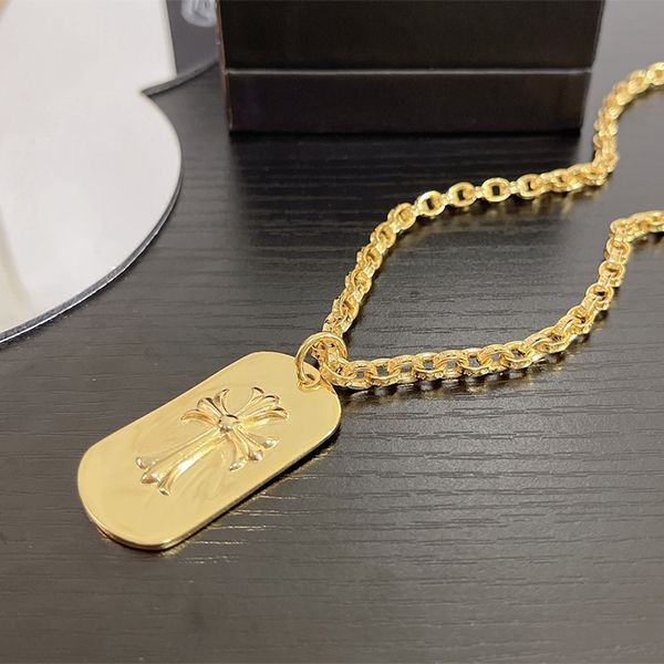 Chrome Hearts K22 Dog Tag Replica Tiny Cutout Cross Kux86048