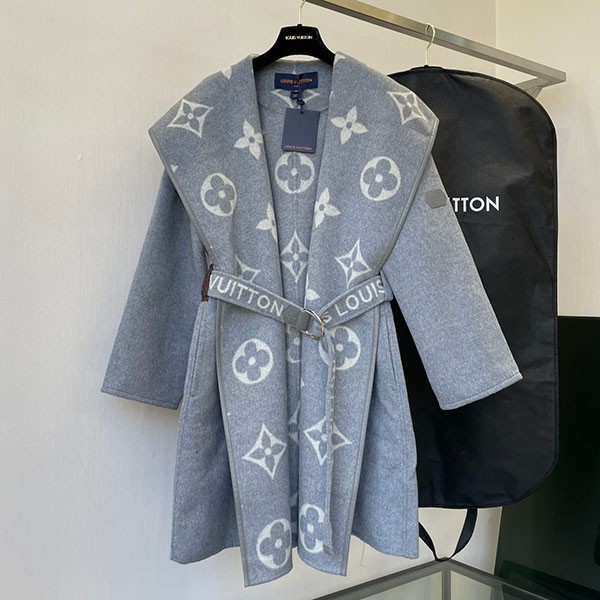 Very popular Louis Vuitton Monogram Long Coat Replica vue36504 Very popular Louis Vuitton Monogram Long Coat Replica vue36504